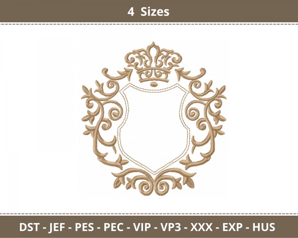 Creative Frame Machine Embroidery Designs-4 Sizes-instant download
