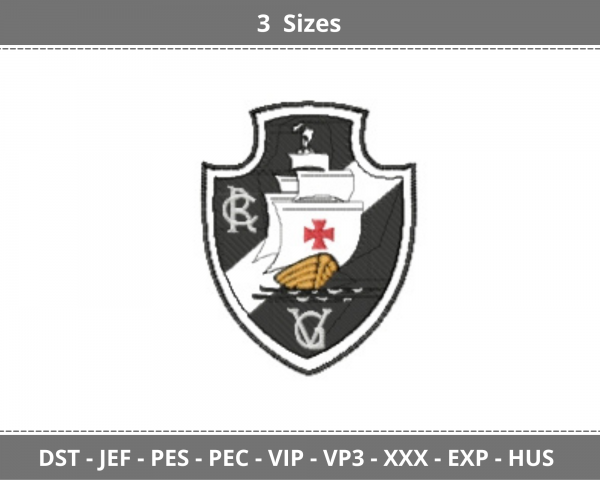 CR Football Team Logo Machine Embroidery Designs