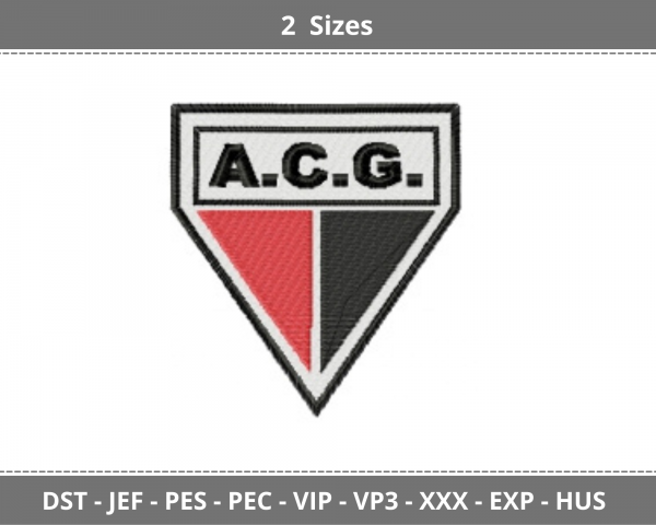 ACG Football Team Logo Machine Embroidery Designs