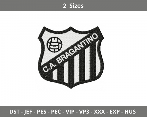 RB Bragantino Football Team Logo Machine Embroidery Designs