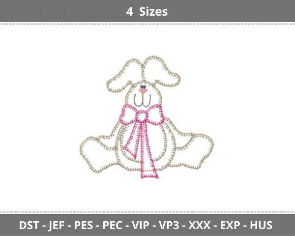 Teddy Machine Embroidery Designs-4 Sizes-instant download