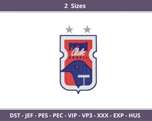 Football Club Logo Machine Embroidery Designs-2 Sizes-instant download
