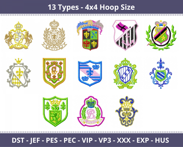 Creative FC Logo Machine Embroidery Designs-13 Types-1 Size-instant download