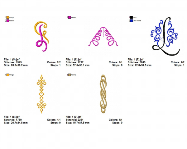 Creative Machine Embroidery Designs-14 Types-1 Size-instant download