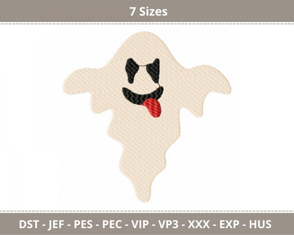 Ghastly Ghost Machine Embroidery Designs-7 Sizes-instant download