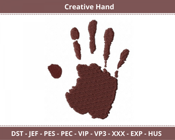 Hand Machine Embroidery Designs-1 Size-instant download