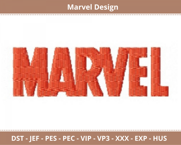 Marvel Machine Embroidery Design
