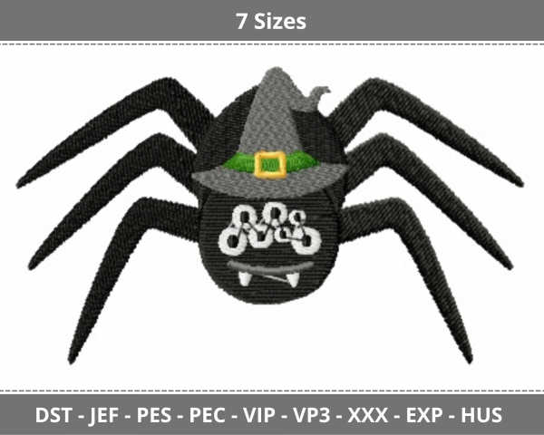 Spider Web Machine Embroidery Designs-7 Sizes-instant download