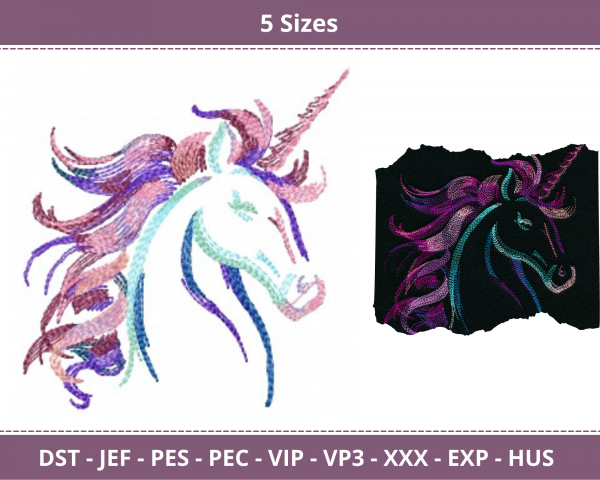 Horse Machine Embroidery Designs-5 Sizes-instant download