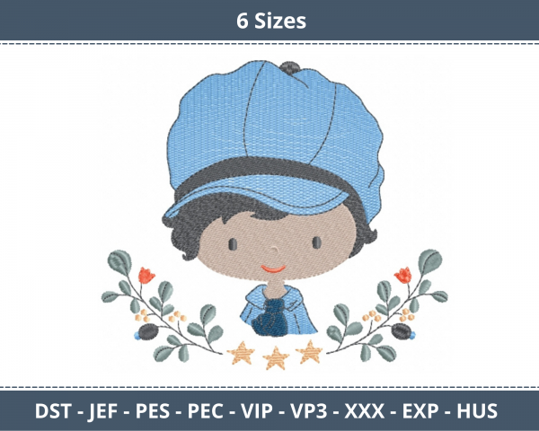 Baby Boy Machine Embroidery Designs-6 Sizes-instant download