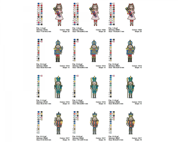 Fairy Tales Machine Embroidery Designs-20 Types-3 Sizes-instant download