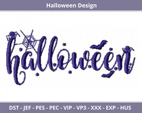 Halloween Machine Embroidery Designs-1 Size-instant download