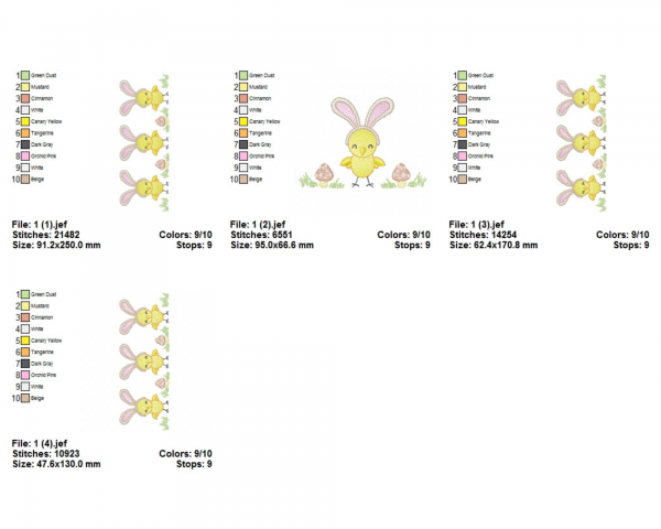 Baby Sparrow Machine Embroidery Designs-4 Sizes-instant download