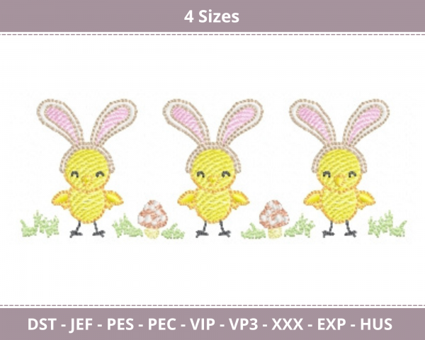Baby Sparrow Machine Embroidery Designs-4 Sizes-instant download