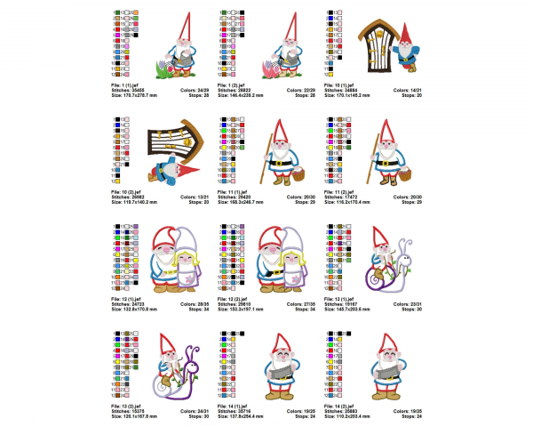 Santa Claus Machine Embroidery Designs-Applique-20 Types-2 Sizes-instant download