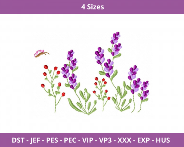 Floral Creation Machine Embroidery Designs-4 Sizes-instant download