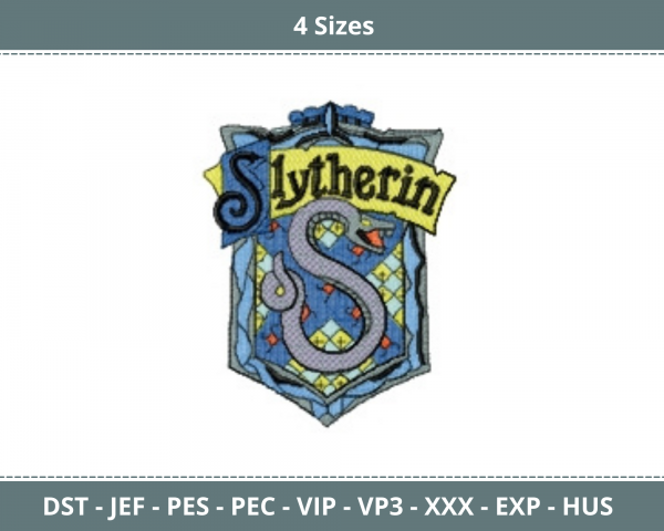 Harry Potter Machine Embroidery Designs-4 Sizes-instant download