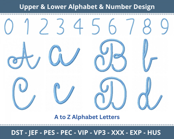 Yellow Butterflies Alphabet & Number Machine Embroidery Designs