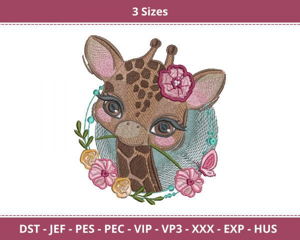 Baby Animals Machine Embroidery Designs-3 Sizes-instant download