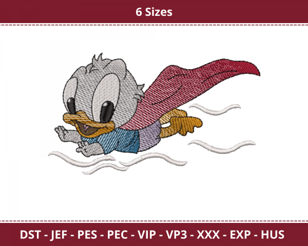 Don Rosa Machine Embroidery Designs-6 Sizes-instant download