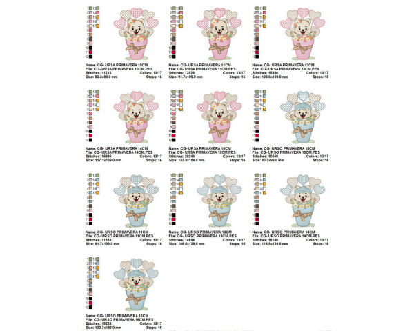 Cute Baby Teddy  Machine Embroidery Designs-5 Sizes-instant download