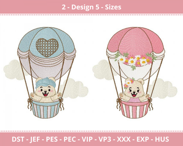 Cute Baby Teddy  Machine Embroidery Designs-5 Sizes-instant download