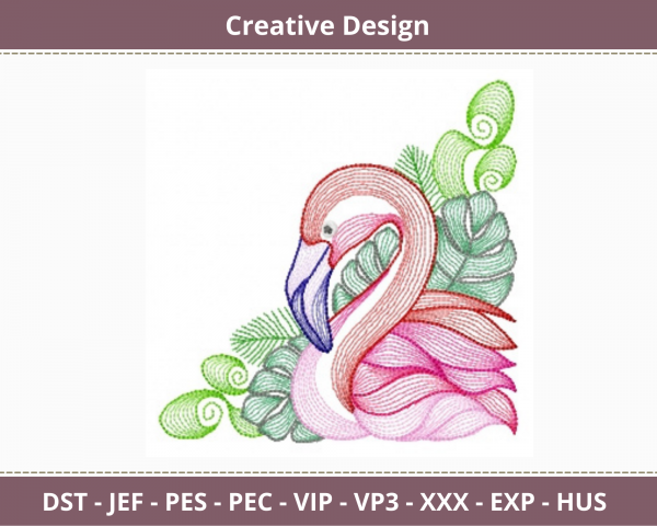 Creative Embroidery Design - machine Embroidery Pattern -  Instant Download