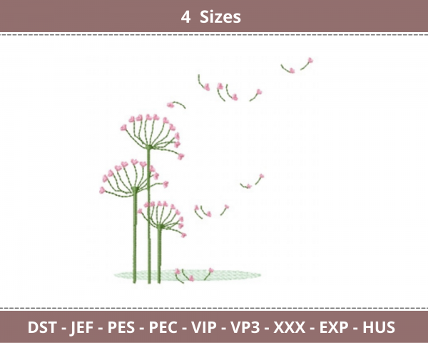 Creative Garden  Embroidery Design - machine Embroidery Pattern - 4 Sizes - Instant Download