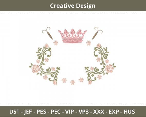 Creative Embroidery Design - machine Embroidery Pattern  - Instant Download