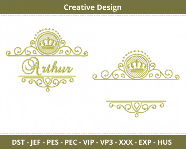 Creative Embroidery Design-2 Types-Instant Download Online Machine Embroidery Designs