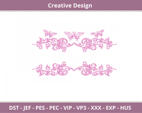 Creative Butterfly Embroidery Design-Instant Download Online