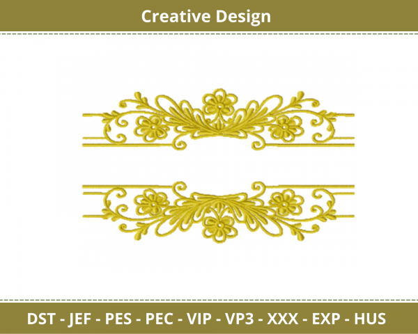 Creative Frame Embroidery Design-Instant Download Online Machine Embroidery Designs