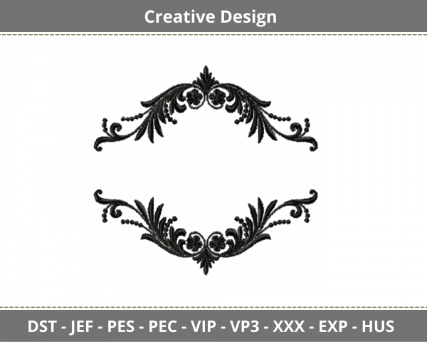 Adorable Frame Embroidery Design-Instant Download Online