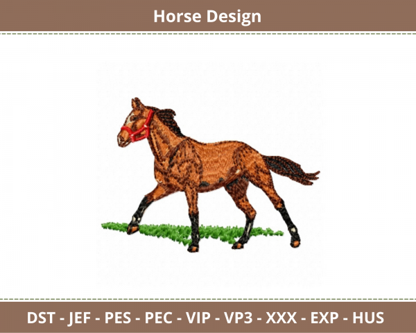 Horse Embroidery Design-Instant Download Online