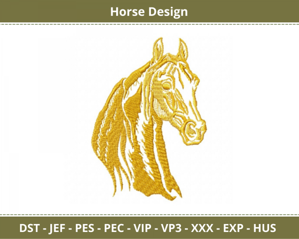 Horse Embroidery Design-Instant Download Online