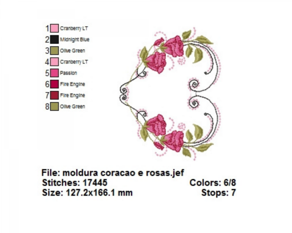 Creative Heart  Embroidery Design-Instant Download Online Machine Embroidery Designs