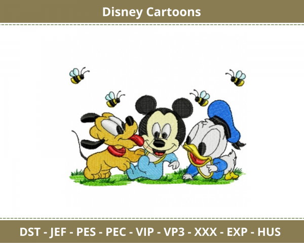 Disney Cartoon Embroidery Design-Instant Download Online