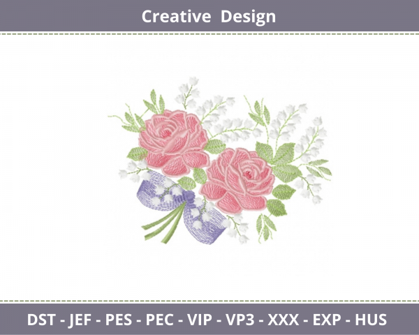 Creative Floral Embroidery Design-Instant Download Online Machine Embroidery Designs
