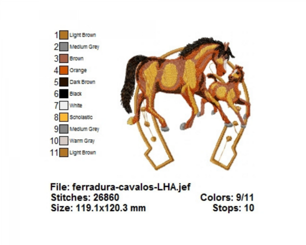Horse Machine Embroidery Designs-instant download
