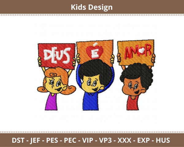 Kids Machine Embroidery Designs-instant download