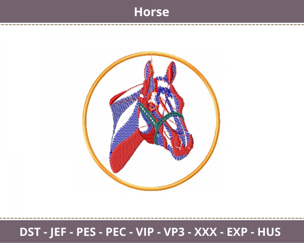 Horse Machine Embroidery Designs-instant download