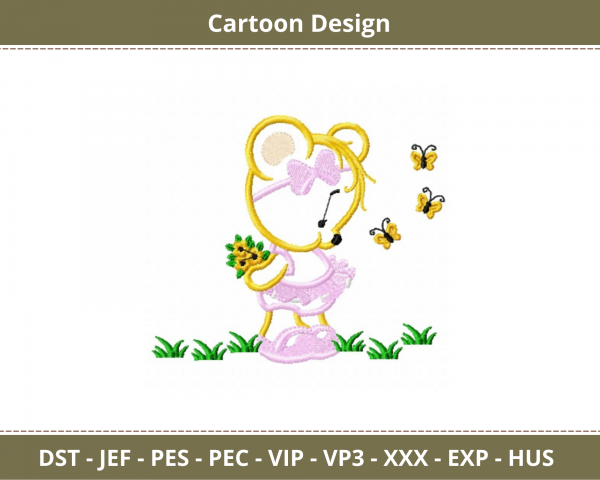 Cartoon Machine Embroidery Designs-instant download