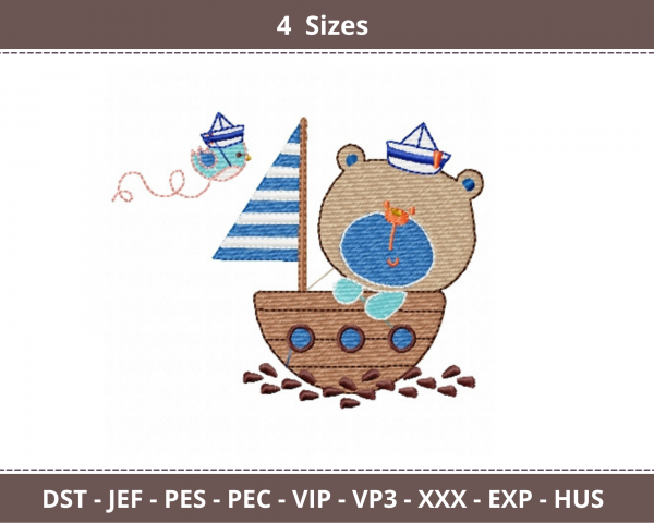 Cartoon Machine Embroidery Designs-4 Sizes-instant download