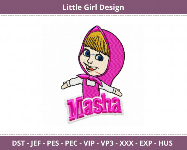 Little Girl Machine Embroidery Designs