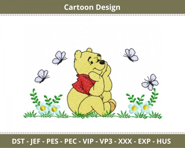 Cartoon Machine Embroidery Designs