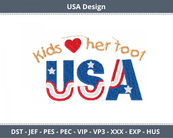 USA Machine Embroidery Designs-instant download