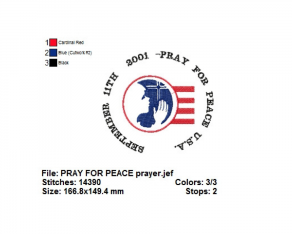 Creative USA Flag Machine Embroidery Designs-instant download