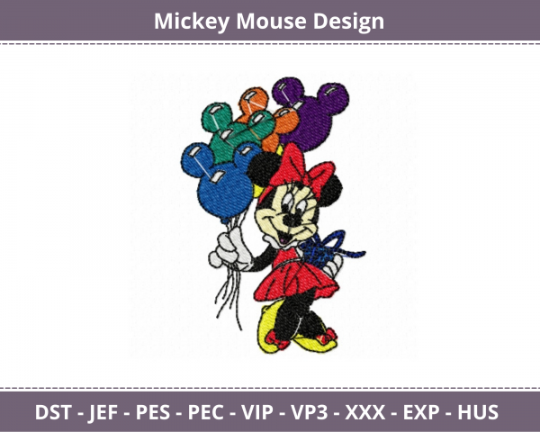 Mickey Mouse Machine Embroidery Designs