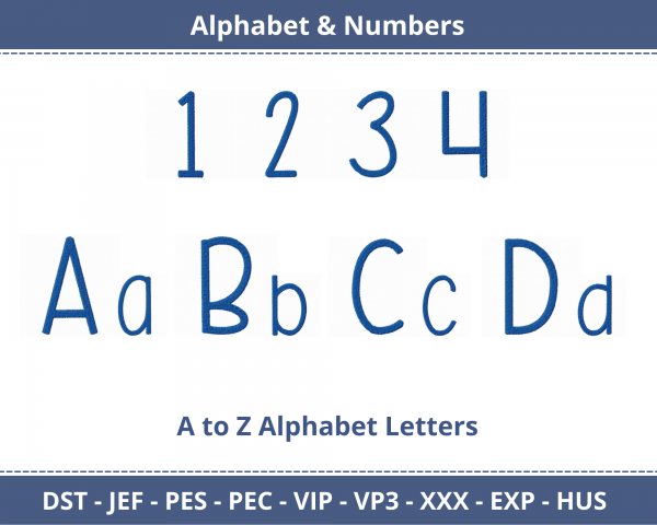 Beneath Your Beautiful Alphabet & Numbers Machine Embroidery Designs