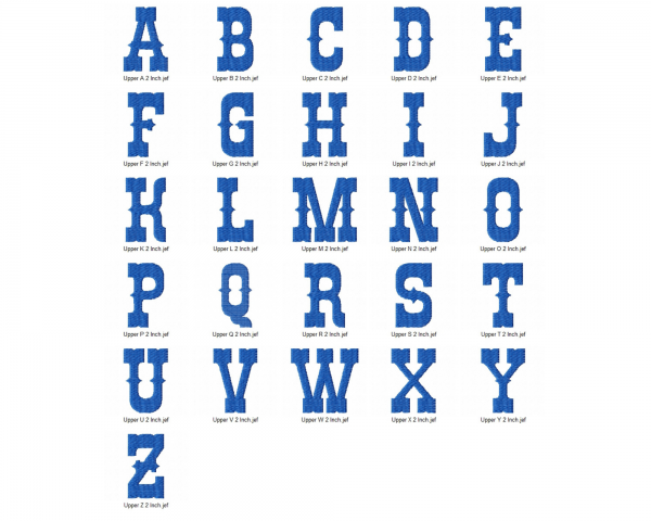Alphabet & Numbers Machine Embroidery Designs-4 Sizes-instant download